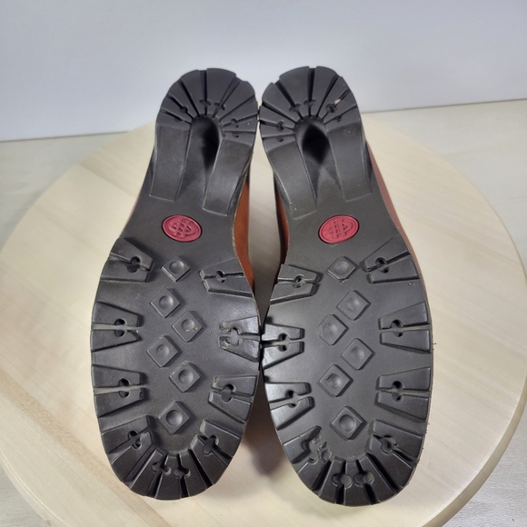 Vintage Cole Haan Country Brown Leather Lug Heel Slip-on Loafer Shoe Size 8 B - Picture 7 of 14